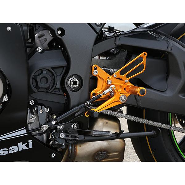 BABYFACE ベビーフェイス バックステップキット カラー：シルバー ZX-10R KAWASAKI カワサキ バックステップ ステップ 足回り | babyface