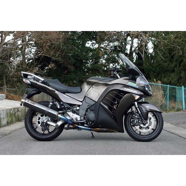 NOJIMA ノジマ HEATチタン スリップオン 1400GTR KAWASAKI カワサキ スリップオンマフラー マフラーの画像