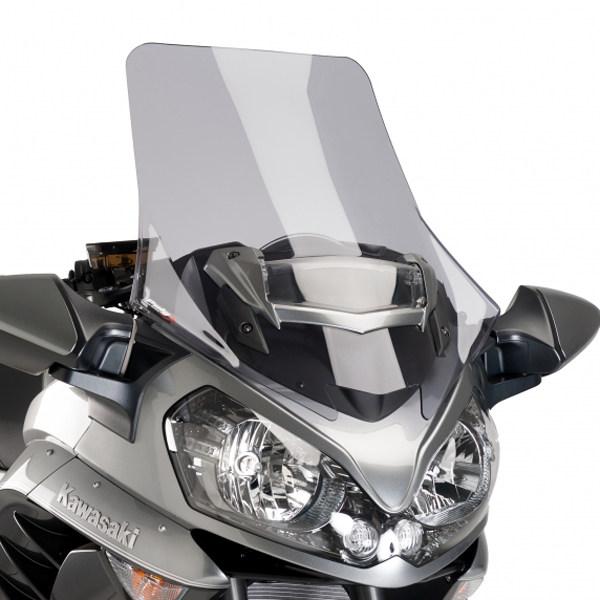 Puig プーチ ツーリングスクリーン カラー：スモーク 1400GTR KAWASAKI カワサキ スクリーン 外装_4