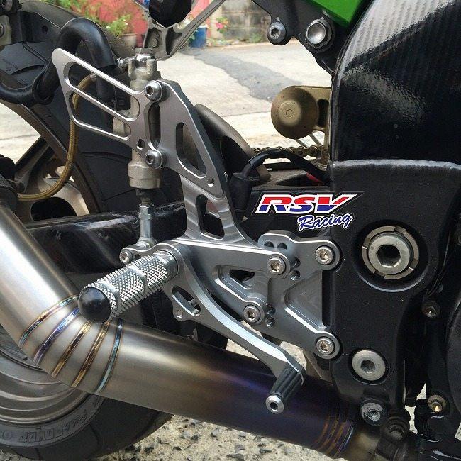 RSV racing アールエスブイレーシング Rearset adjustable ZX-10R 06