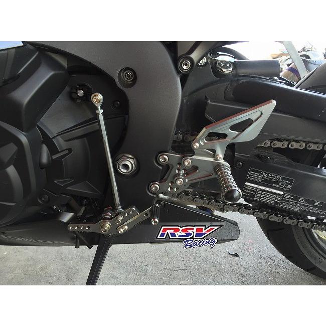 ブランド登録なし - RSV racing アールエスブイレーシング Rearset adjustable CBR1000-12-14 色つや：Silver CBR1000 HONDA ホンダ うしろ側足どり 足どり 足回転運動 車、バイク、自転車-バックステップ-バイク