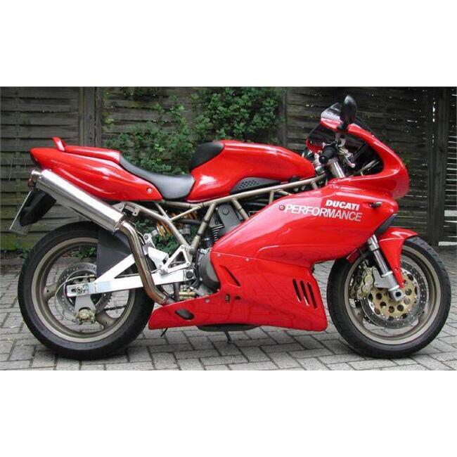 SPARK EXHAUST スパーク マフラー ROUND スリップオンマフラー 2本出し タイプ：キャタライザー付き 750 SS IE 900 (98-02) DUCATI ドゥカティの画像