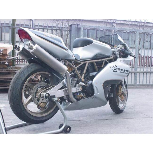 SPARK EXHAUST スパーク マフラー ROUND スリップオンマフラー 2本出し タイプ：キャタライザー付き 750 SS IE 900 (98-02) DUCATI ドゥカティの画像