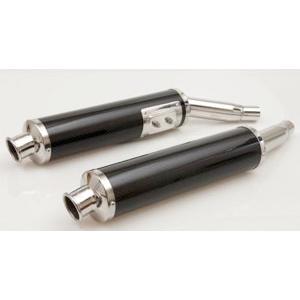 SPARK EXHAUST スパーク マフラー ツインマフラー/ラウンド/ローマウント  (2 silencers - round - low mounting)｜webike｜02