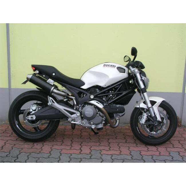 SPARK EXHAUST スパーク マフラー ROUND スリップオンマフラー 2本出し ハイマウント仕様 タイプ：キャタライザー付き DUCATI ドゥカティ