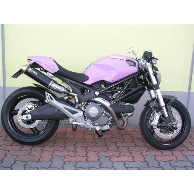 SPARK EXHAUST スパーク マフラー ROUND スリップオンマフラー 2本出し ハイマウント仕様 タイプ：キャタライザー付き DUCATI ドゥカティ