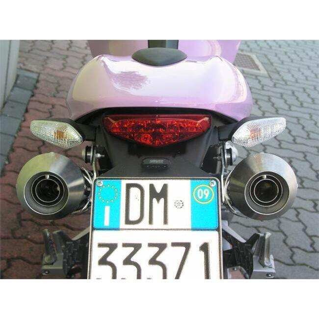 SPARK EXHAUST スパーク マフラー ROUND スリップオンマフラー 2本出し ハイマウント仕様 タイプ：キャタライザー付き DUCATI ドゥカティ