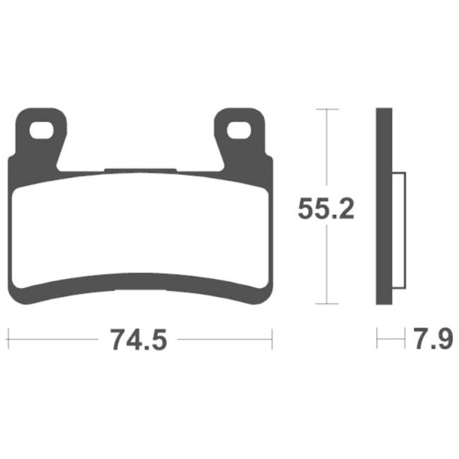 TECNIUM TECNIUM:テクニウム Racing Sintered Metal Brake pads