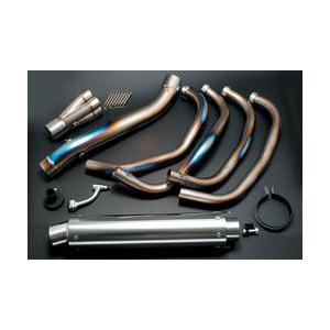 【２点セット】 NITRO RACING NITRO RACING:ナイトロレーシング 4in1 機械曲げチタンEXマフラー GPZ750R GPZ900R 【EIM3432329418】(124949円)