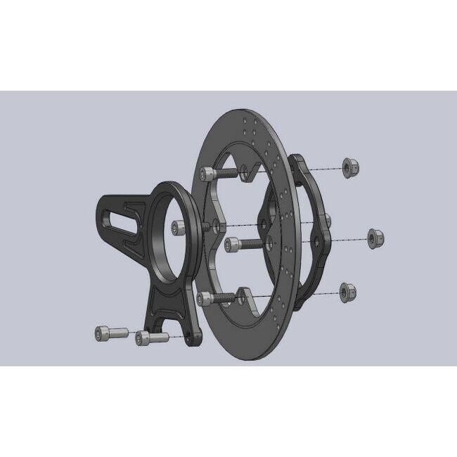 TYGA PERFORMANCE タイガパフォーマンス リアブレーキブラケット NSR250 RVF400 HONDA ホンダ キャリパーサポート・ブラケット ブレーキ | TYGA Performance | 04