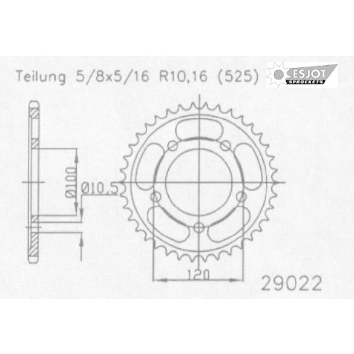 Esjot エスヨット スチール製スプロケット スポーツバージョン 996 ST4 ABS DUCATI ドゥカティ ドライブスプロケット・フロントスプロケット 駆動系 | ブランド登録なし