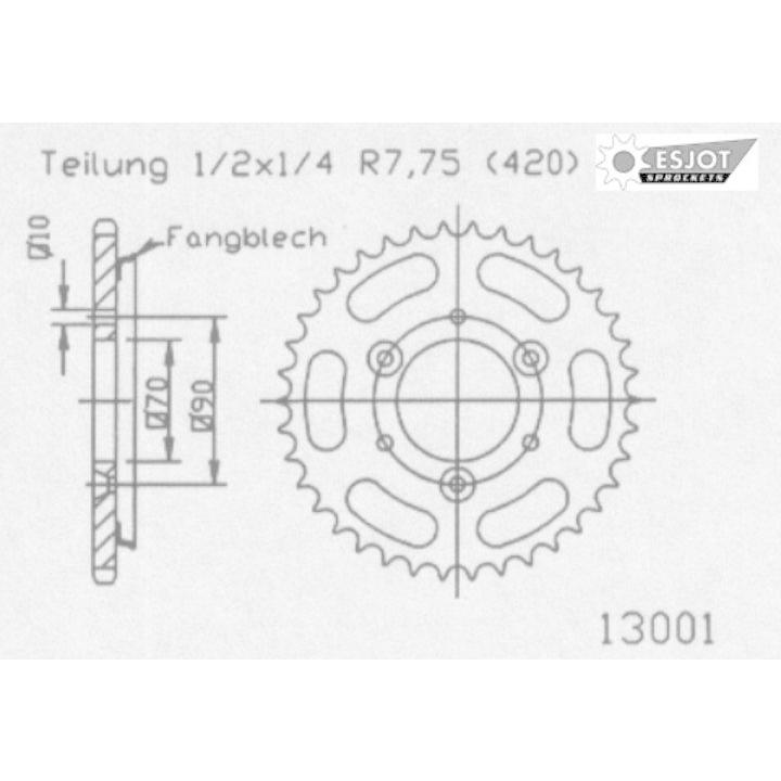 Esjot エスヨット スチール製スプロケット 丁数：12 HONDA ホンダ YAMAHA ヤマハ ドライブスプロケット・フロントスプロケット 駆動系 | ブランド登録なし