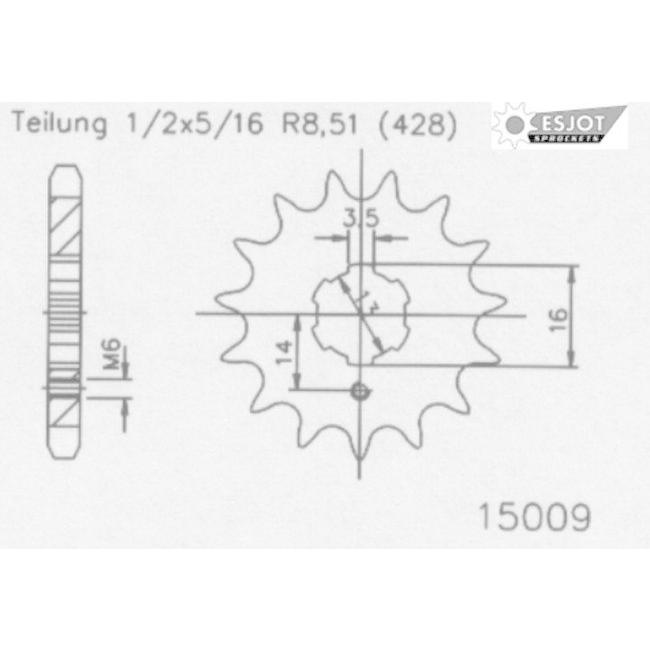 Esjot エスヨット スチール製スプロケット 丁数：49 YAMAHA ヤマハ ドライブスプロケット・フロントスプロケット 駆動系 | ブランド登録なし | 02