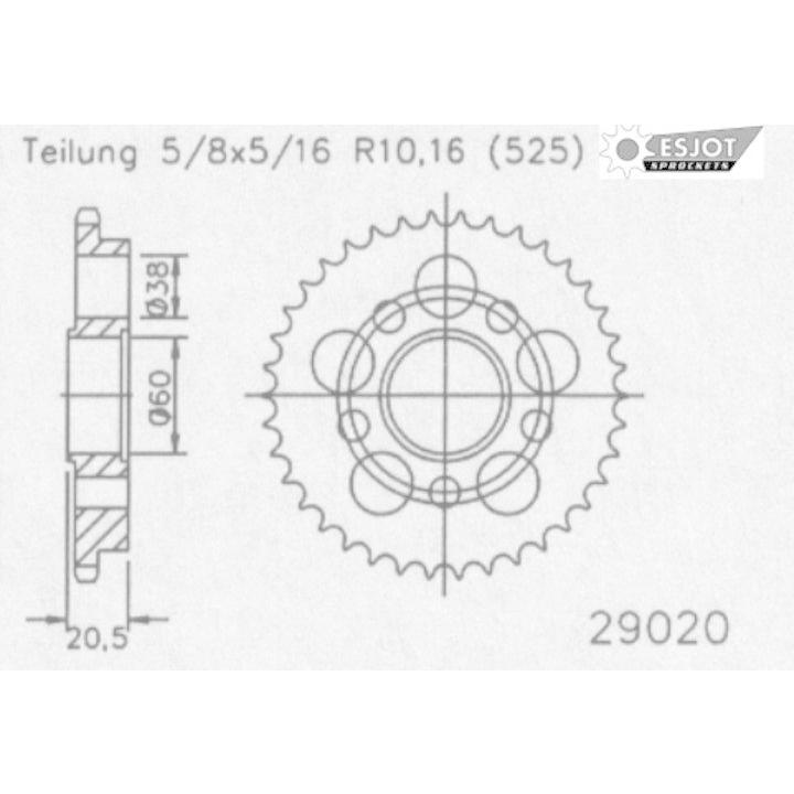Esjot エスヨット スチール製スプロケット 丁数：15 RSV1000 Mille USA SP SL R RSV Tuono 1000 RSV4 APRC ABS V4R APRILIA アプリリア 駆動系 | ブランド登録なし
