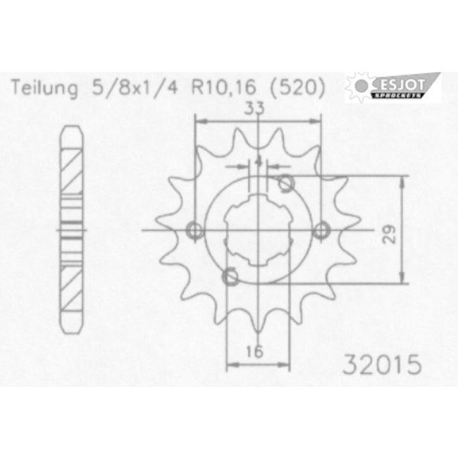 Esjot エスヨット スチール製スプロケット 丁数：15 SUZUKI スズキ KAWASAKI カワサキ YAMAHA ヤマハ ドライブスプロケット・フロントスプロケット 駆動系 | ブランド登録なし | 01