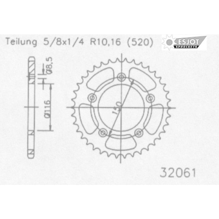 Esjot エスヨット スチール製スプロケット スポーツバージョン 丁数：13 KX125 M2|M3|M6F-M8F USA LT250 EF-F E KAWASAKI カワサキ SUZUKI スズキ 駆動系 | ブランド登録なし