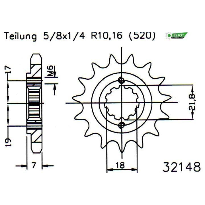 Esjot エスヨット スチール製スプロケット 丁数：14 XR250 RY RX RW RV RT R4 R3 R2 R1 CRF250 LE LD HONDA ホンダ 駆動系 | ブランド登録なし