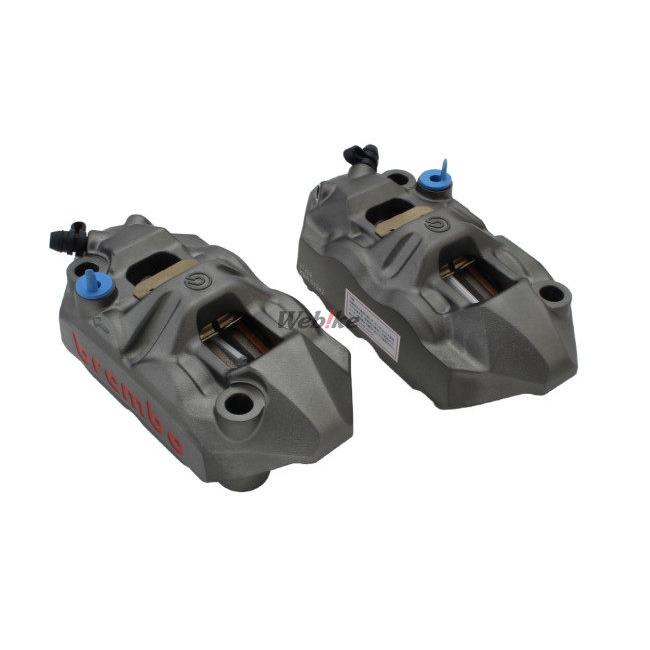 bremboラジアルマウントキャリパーブルーアルマイト仕様 brembo Brembo ブレンボ モノブロックラジアルマウントブレーキ