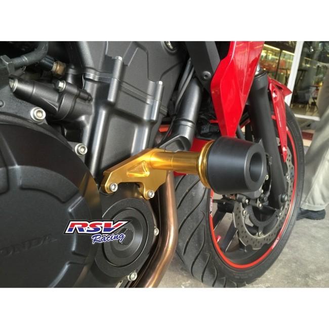 RSV racing アールエスブイレーシング Middle Frame slider CB650F，CBR650F カラー：Black CB650F CBR650F HONDA ホンダ フレームの画像