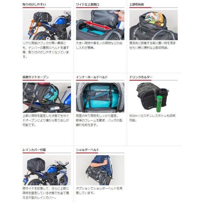 TANAX motofizz タナックス モトフィズ ミドルフィールドシートバッグ MFK-233 シートバッグ 車体用バッグ・ケースの画像