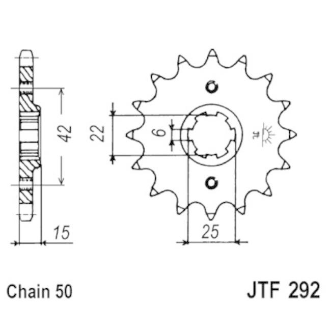 JT SPROCKETS JT SPROCKETSJTスプロケット Steel Standard Front Sprocket 292 525 22883024ウェビック1号店