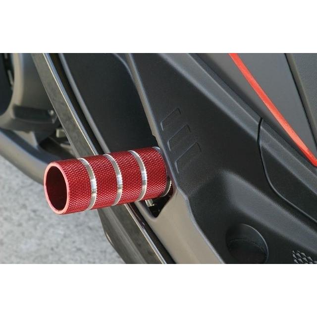 アディオ ADIO バックステップキット カラー：レッド シグナスX