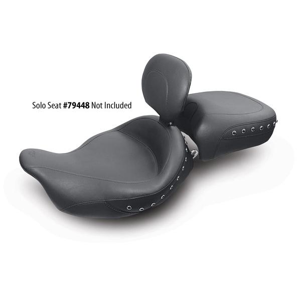 MUSTANG マスタング スタッド ロングリアシート ブラックスタッド (Studded Recessed Rear Seat，Black Studs)【SEAT REAR WDSTD 97-13FLHR】 シート 外装_5