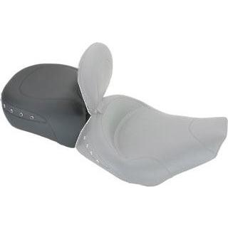MUSTANG マスタング スタッド ロングリアシート ブラックスタッド (Studded Recessed Rear Seat，Black Studs)【SEAT REAR WDSTD 97-13FLHR】 シート 外装_7