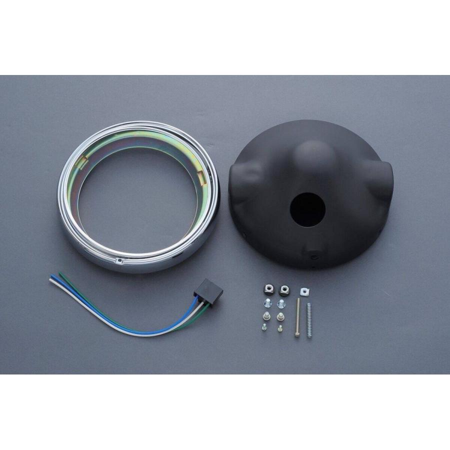 M-TEC中京 エムテック中京 ヘッドライトリム＆ケースセット KZ1000LTD KZ1000MK2 KZ1000 KZ900 Z1000J Z1 Z2 Z750D1 Z750FX Z750 KAWASAKI カワサキ 灯火類 | エムテック中京
