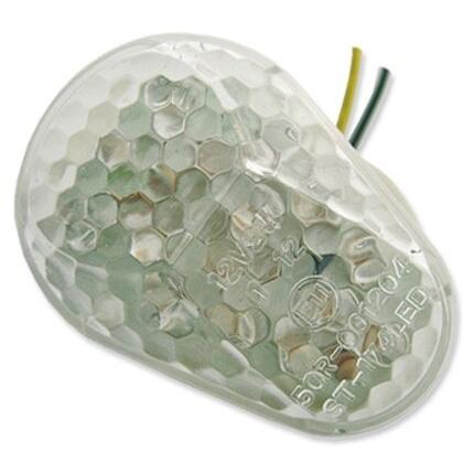 V PARTS ブイパーツ LEDウインカー 前 ランプ水滴型 Kawasaki ZX-6R/ZX-10R/Z750 NINJA 250 R  SPECIAL EDITION ZX-10 ZX-12 ZX-6 ZX-9 Z 750 ZR-7 S ZRX 1200 | ブランド登録なし