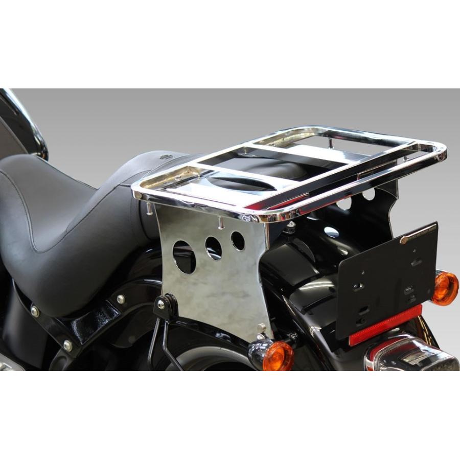 KIJIMA キジマ デタッチャブルマウントキャリア カラー：クロームメッキ FLSTF-I FATBOY FXSB LOW RIDER FLSTB FLSTN HARLEY-DAVIDSON ハーレーダビッドソン | KIJIMA