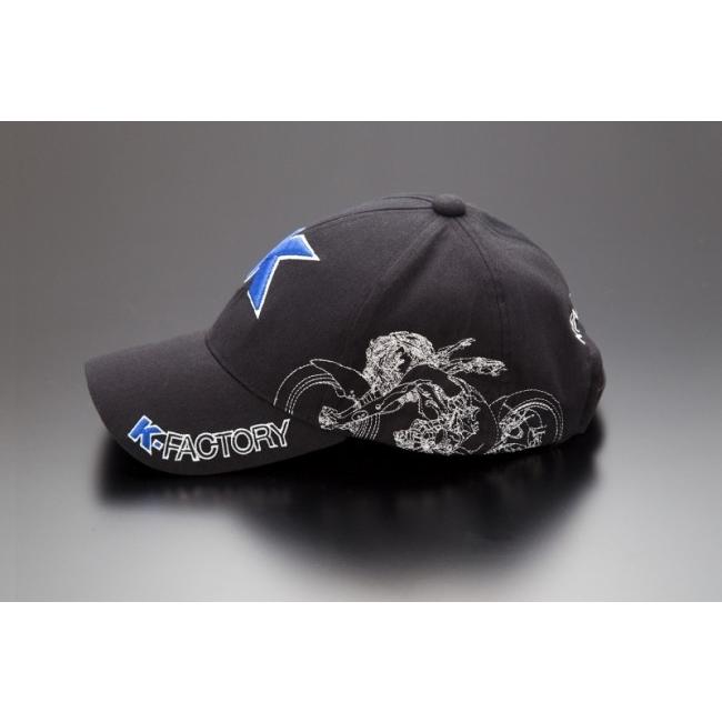 K-FACTORY（ケイファクトリー） デザインキャップ カラー：ブラック