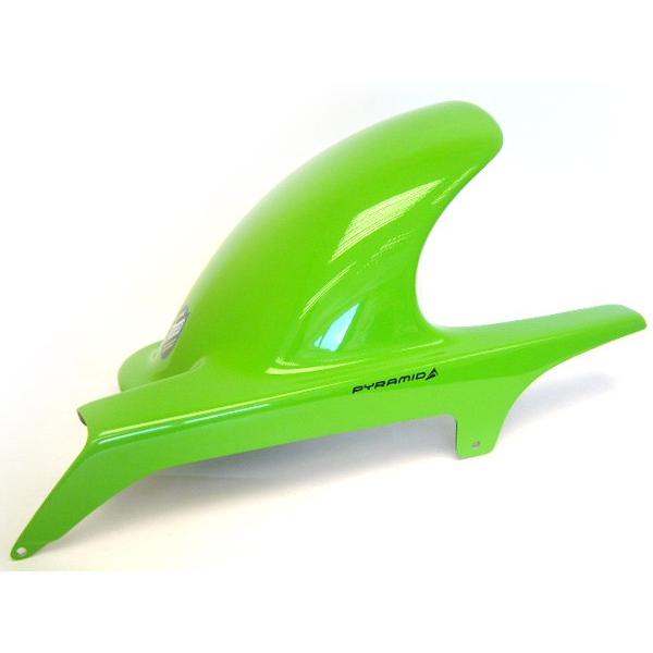 PYRAMID PLASTICS - Pyramid Plastics 金字塔可塑性物質 後押しどろ除け(HUGGER) 色つや：inc Green ZX9R KAWASAKI カワサキ 後押しどろ除け どろ除けかかわり合い 飾りつけ リアフェンダー-外装パーツ-バイク