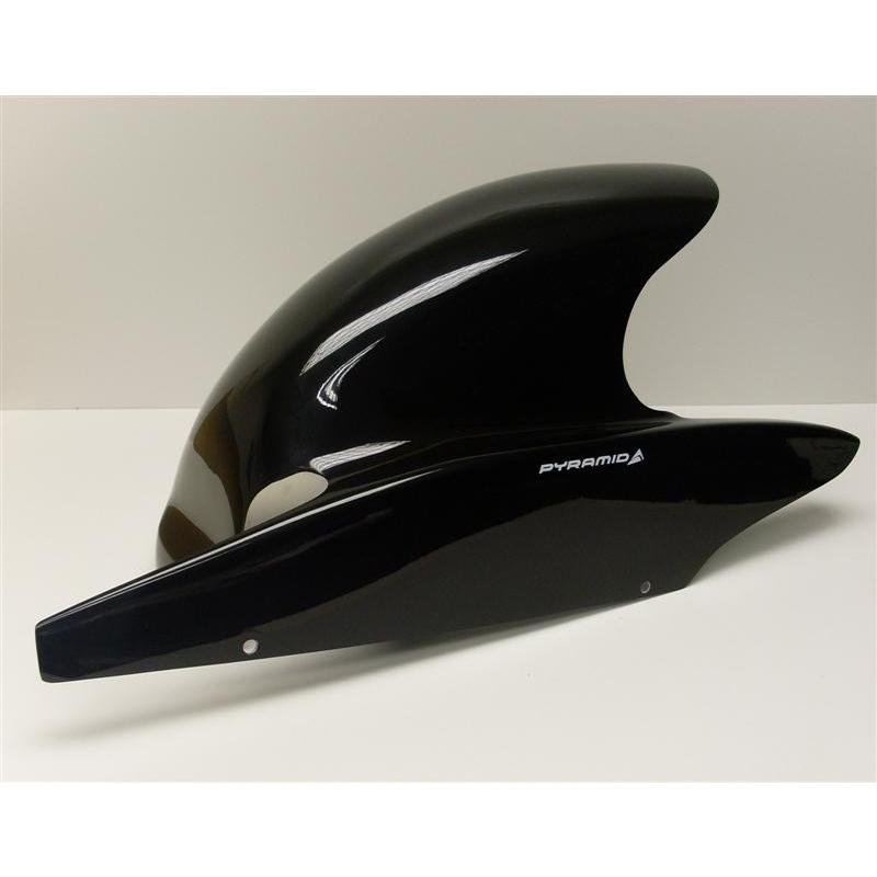 PYRAMID PLASTICS - Pyramid Plastics 金字塔可塑性物質 黒いこと・後押しどろ除け(BLACK HUGGER) ZZR600 ALL KAWASAKI カワサキ 後押しどろ除け どろ除けかかわり合い 飾りつけ 車、バイク、自転車-外装パーツ