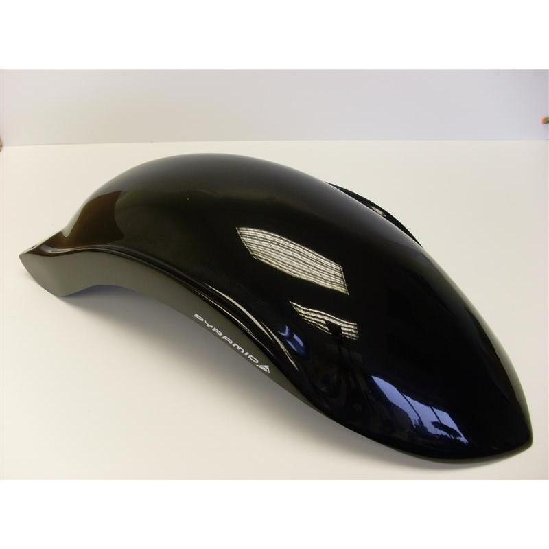 Pyramid Plastics ピラミッドプラスチック ブラック・リアフェンダー + NTX(Black Hugger NTX) STELVIO 2008- MOTOGUZZI モトグッチ リアフェンダー 外装