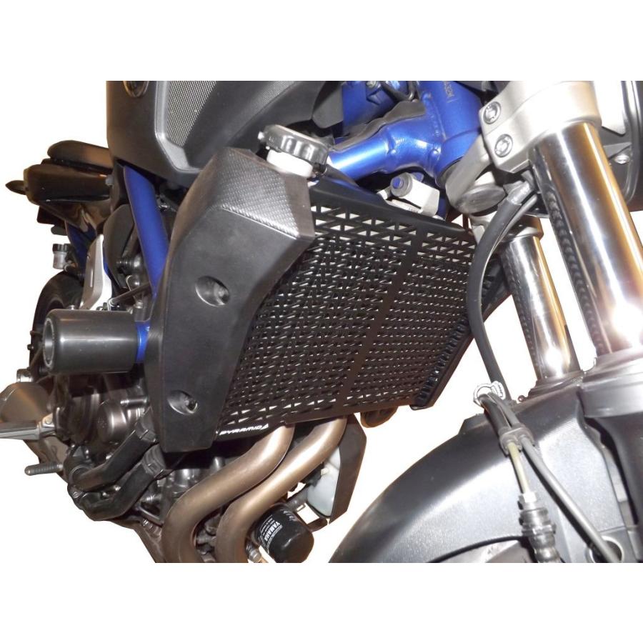Pyramid Plastics ピラミッドプラスチック ラジエーター・ガード(Radiator Guard) FZ07 MT07 YAMAHA ヤマハ ラジエーターコアガード・オイルクーラーコアガードの画像