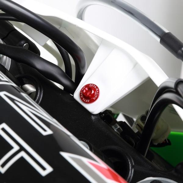 ZETA ジータ 外装アルミボルトキット カラー：レッド KLX250 D