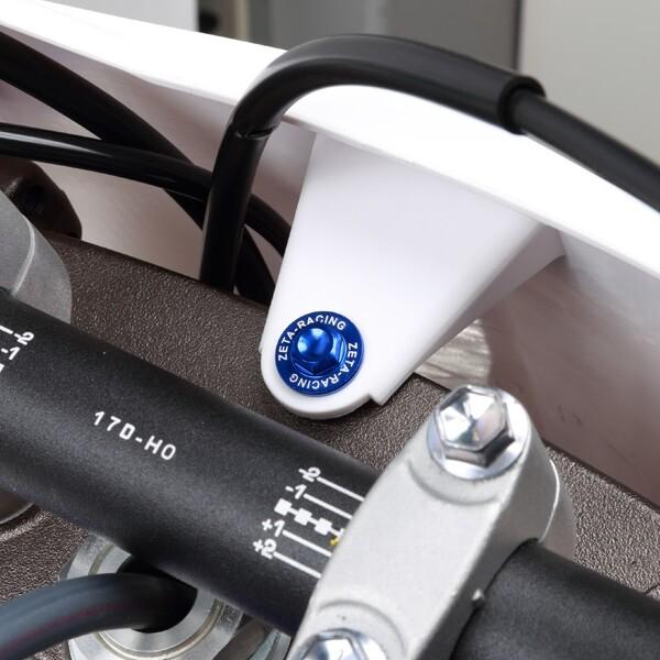 ZETA ジータ 外装アルミボルトキット カラー：ブルー KLX250 D