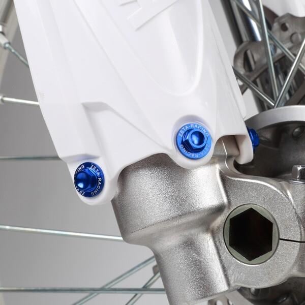 ZETA ジータ 外装アルミボルトキット カラー：ブルー KLX250 D