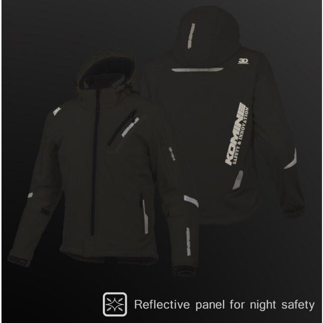 KOMINE コミネ JK-579 プロテクトソフトシェルウインターパーカ サイズ