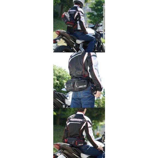 ROUGH＆ROAD ラフ＆ロード ラフウエストバッグ ワイド カラー：カーボン ウエストポーチ・ヒップバッグ バッグ | ラフ＆ロード | 09