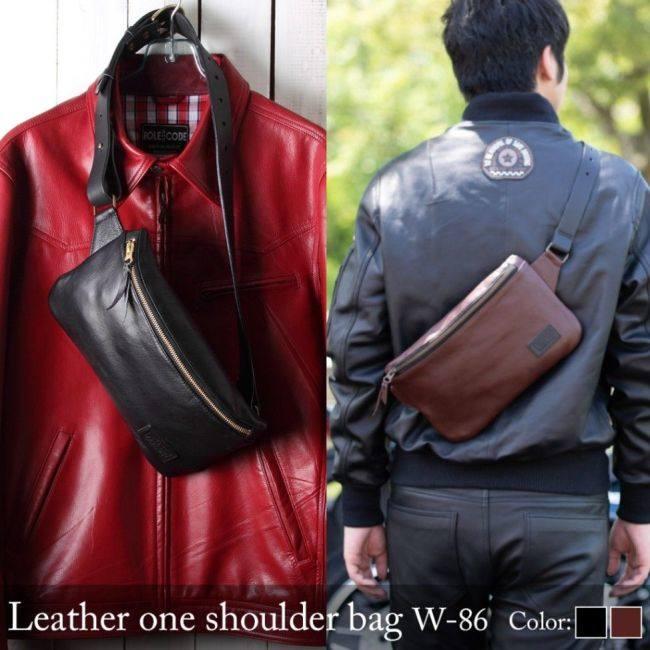 DEGNER デグナー レザーワンショルダーバッグ カラー：ブラック ショルダーバッグ バッグ | ブランド登録なし | 07