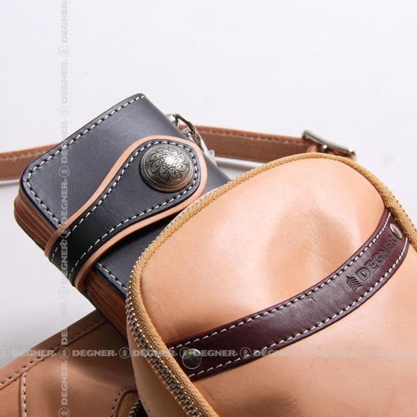 DEGNER デグナー レザーホルスターバッグ カラー：タン レッグバッグ・ホルスターバッグ バッグ | DEGNER | 02