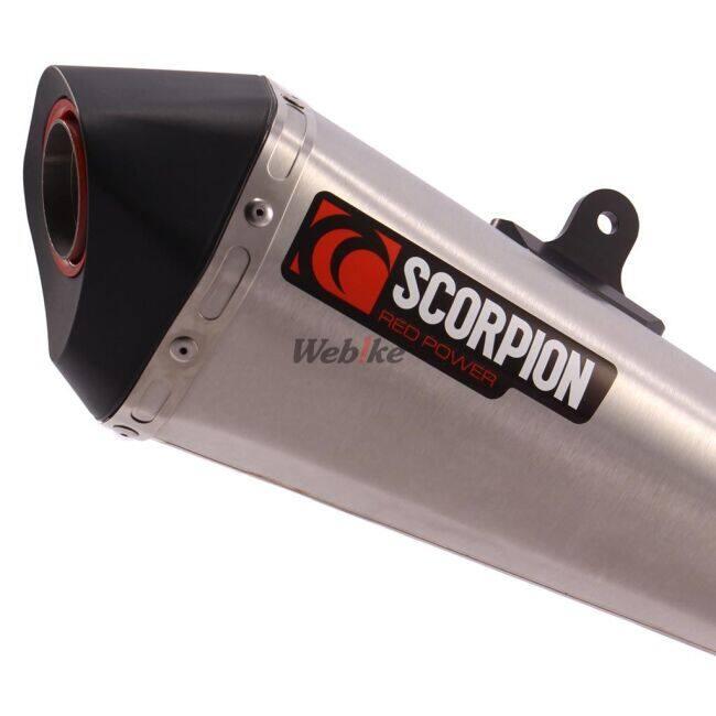 SCORPION スコーピオン セルケトテーパー スリップオンマフラー SV650