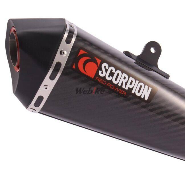 SV650 SCORPION セルケトテーパー カーボン 16年〜21年式 SCORPION スコーピオン セルケトテーパー スリップオンマフラー SV650