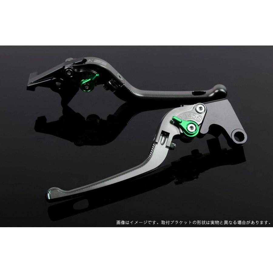 SPEEDRA スピードラ アルミビレットアジャストレバーセット 3D可倒式 アジャスターカラー：グリーン HONDA ホンダ ブレーキ・クラッチレバーセット ハンドル | SPEEDRA
