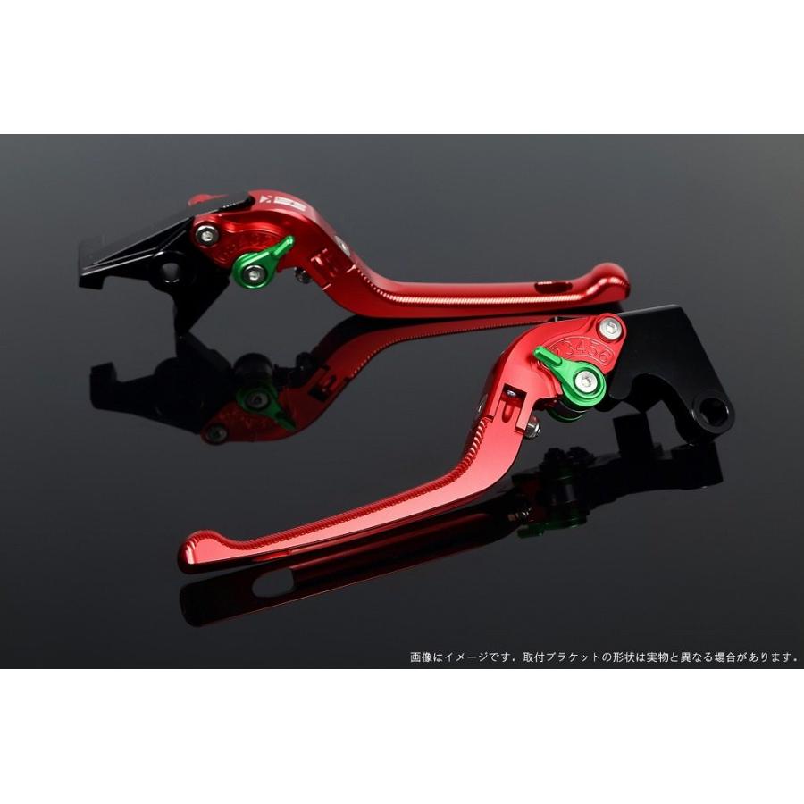 SPEEDRA スピードラ アルミビレットアジャストレバーセット 3D可倒式 アジャスターカラー：グリーン HONDA ホンダ ブレーキ・クラッチレバーセット ハンドル | SPEEDRA