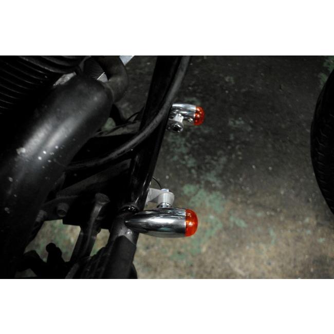 部品屋K&W フロントウィンカーステー ドラッグスター 250 YAMAHA