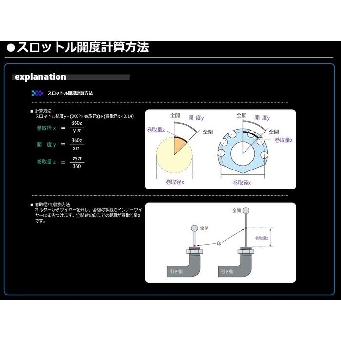 ACTIVE アクティブ スロットルキット TYPE-3 インナー巻取径：Φ42 GSX-S1000 GSX-S1000F SUZUKI スズキ ハイスロットルキット・スロットルキット ハンドルの画像
