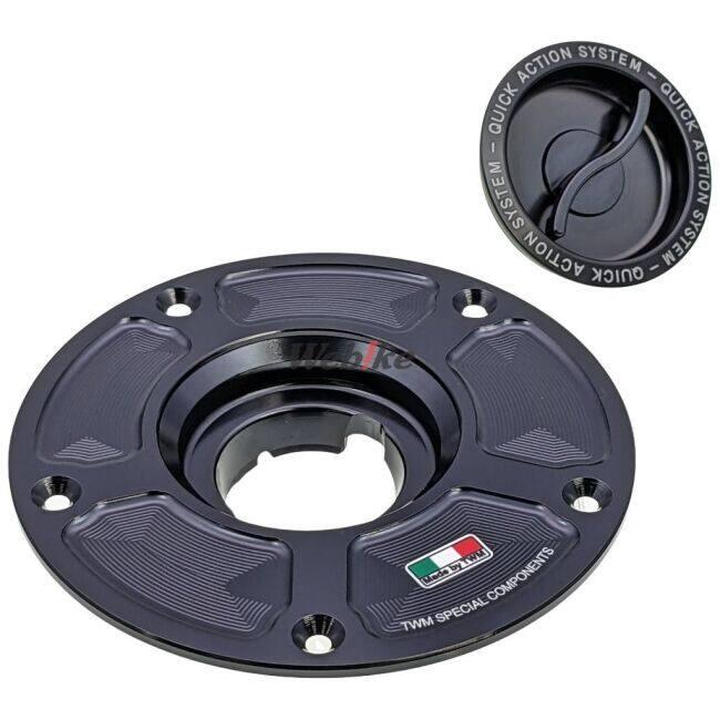 TWM ティーダブリューエム タンクキャップ ツマミカラー：ブラック HONDA ホンダ ガソリンタンクキャップ タンク関連 外装 | ブランド登録なし | 03